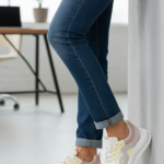 Beige Sneaker For Ladies AT7443 - View 1
