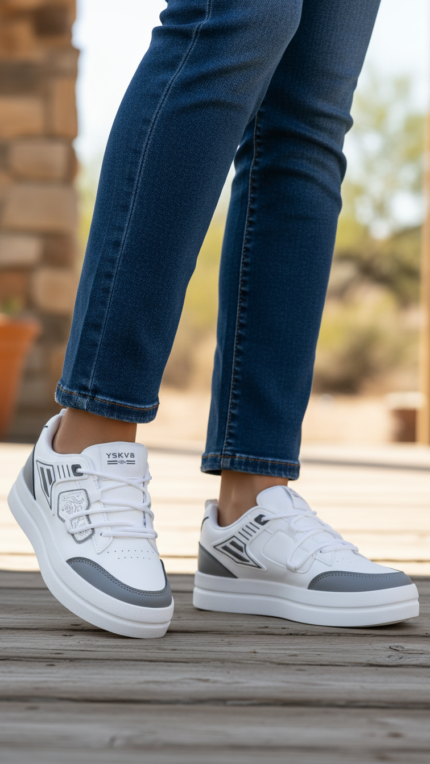 Grey Causal Sneaker For Women AT7446 - View 1