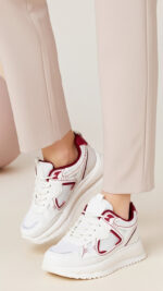 Red Casual Sneaker For Ladies AT7447 - View 1