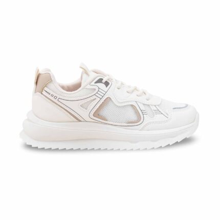Beige Casual Sneaker For Ladies AT7447 - View 2