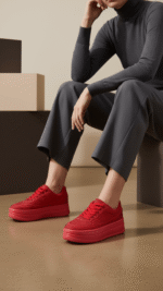Red Casual Women Sneaker AT7452 - View 2