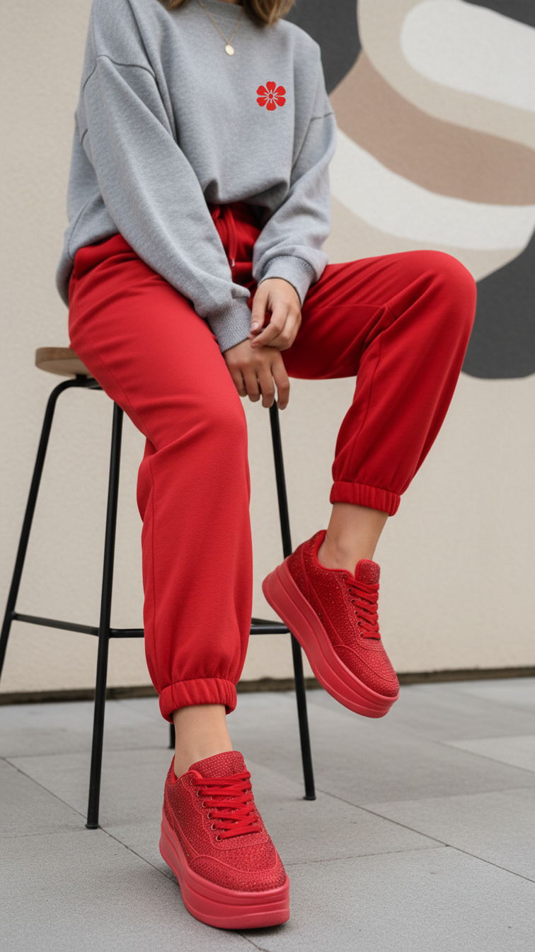 AT7452-13_3.png Red Casual Women Sneaker AT7452 - View 1