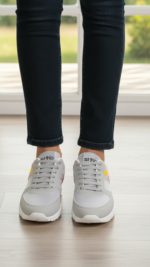 Grey Casual Sneaker For Women AT7455 - View 1
