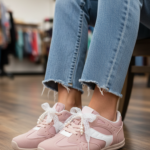 Pink Casual Sneaker For Ladies AT7458 - View 1