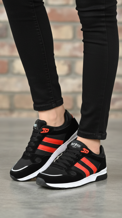 Black Casual Sneaker For Women AT7460 - View 1