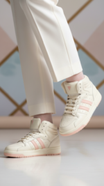 Beige Casual Sneaker For Women AT7461 - View 1