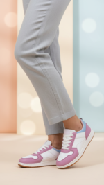 Pink Athleisure Sneaker For Ladies AT7462 - View 1