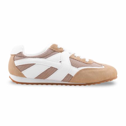 Beige Casual Sneaker For Ladies AT7463 - View 2