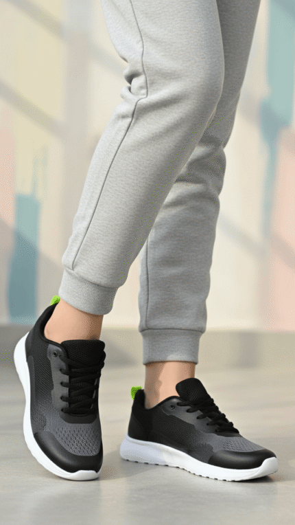 Black Casual Sneaker For Ladies AT7464 - View 1