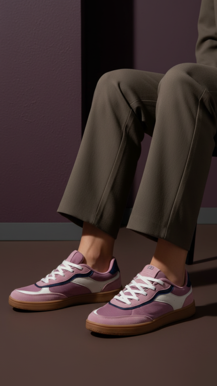Pink Casual Sneaker For Ladies AT7466 - View 1