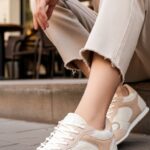 Beige Casual Sneaker For Ladies AT7467 - View 1