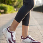 Maroon Casual Sneaker For Women AT7471 - View 1