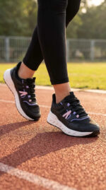 Black Casual Sneaker For Women AT7473 - View 1