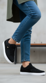 Black Casual Sneaker for Ladies AT7476 - View 1