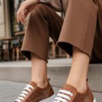 Brown Casual Sneaker for Ladies AT7477 - View 1