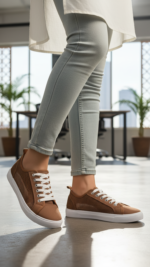 Brown Casual Sneaker for Ladies AT7477 - View 2