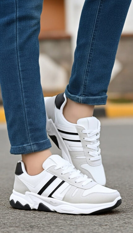 Grey Women Casual Sneaker AT7489 - View 1