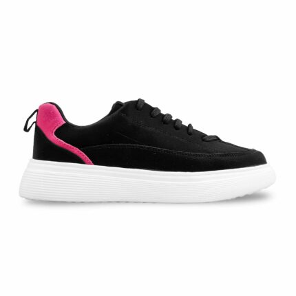 Black Casual Sneaker For Women AT7497 - View 2