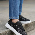 Black Casual Sneaker For Women AT7502 - View 1