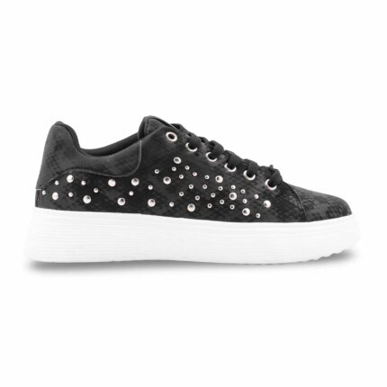Black Casual Sneaker For Women AT7502 - View 2