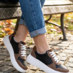 Beige Casual Sneaker For Women AT7508 - View 1