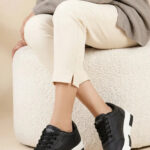 Black Casual Sneaker For Women AT7564 - View 1