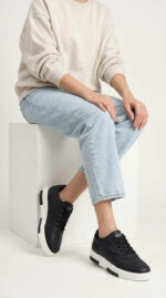Black Casual Sneaker For Women AT7564 - View 3