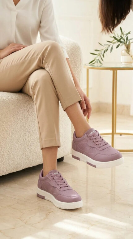 Lilac Casual Sneaker For Women AT7564 - View 2