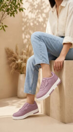 Lilac Casual Sneaker For Women AT7564 - View 1