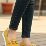 Mustard Casual Sneaker For Ladies AT9107 - View 1