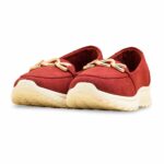 Maroon Casual Sneaker For Ladies AT9107 - View 3