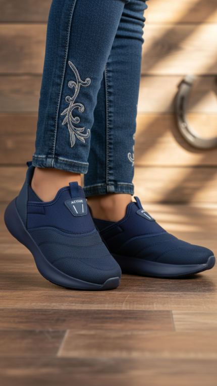 Blue Casual Women Sneaker AT9111 - View 1