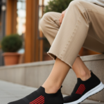 Black Casual Sneaker For Women AT9116 - View 1