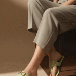 Green Casual Chappal CL2046 - View 1