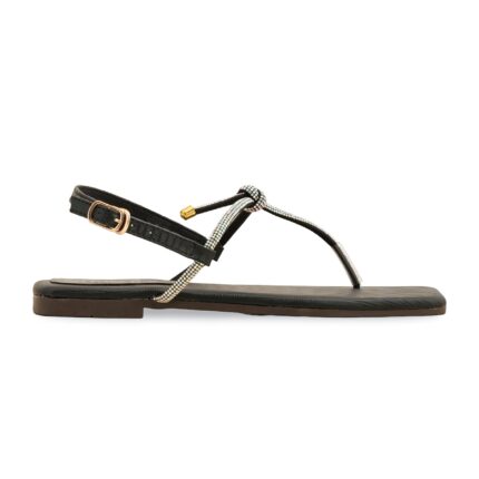 Black Casual Chappal CL2084 - View 2
