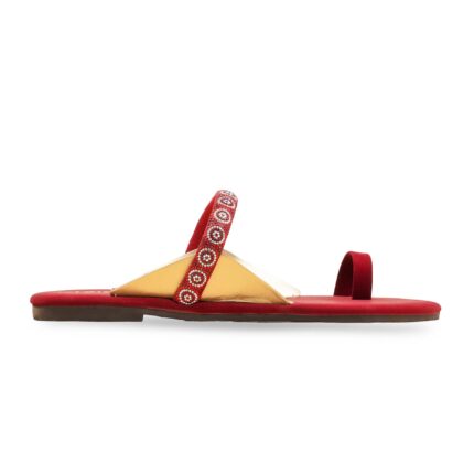 Maroon Casual Chappal For Ladies CL2142 - View 2