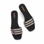 Black Casual Slipper For Ladies CL2149 - View 5