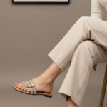 Golden Casual Slipper For Ladies CL2149 - View 1