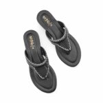 Black Casual Chappal For Ladies CL2152 - View 5