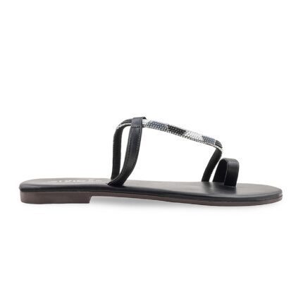 Black Casual Women Chappal CL2154 - View 2