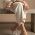 White Casual Slipper For Ladies CL2166 - View 1