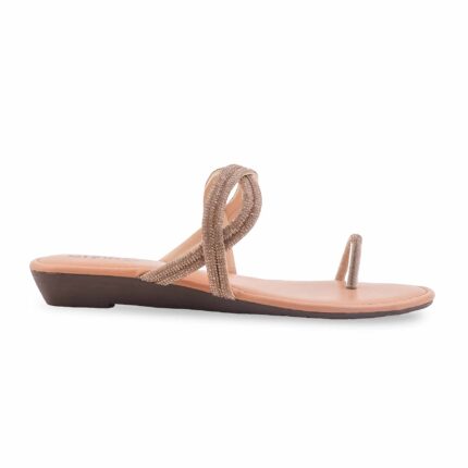 Golden Casual Chappal For Ladies CL2176 - View 2