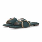 Green Casual Slipper For Women CL2182 - View 3