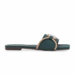 Green Casual Slipper For Women CL2182 - View 2
