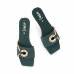 Green Casual Slipper For Women CL2182 - View 5