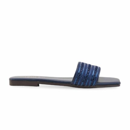 Navy Casual Slipper For Women CL2192 - View 2