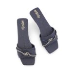 Navy Casual Chappal For Ladies CL2220 - View 5