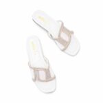 White Casual Chappal For Women CL2238 - View 5