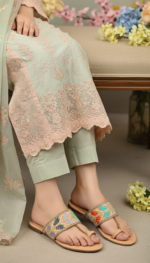 Beige Casual Chappal For Ladies CL2262 - View 1