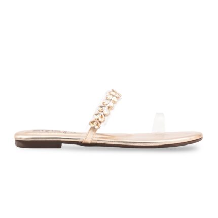 Golden Casual Chappal For Ladies CL2269 - View 2